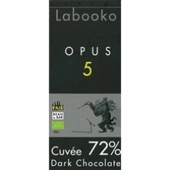 Zotter, Labooko Opus 5, 2022, 72% Dark Chocolate Bar