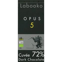 Zotter, Labooko Opus 5, 2022, 72% Dark Chocolate Bar